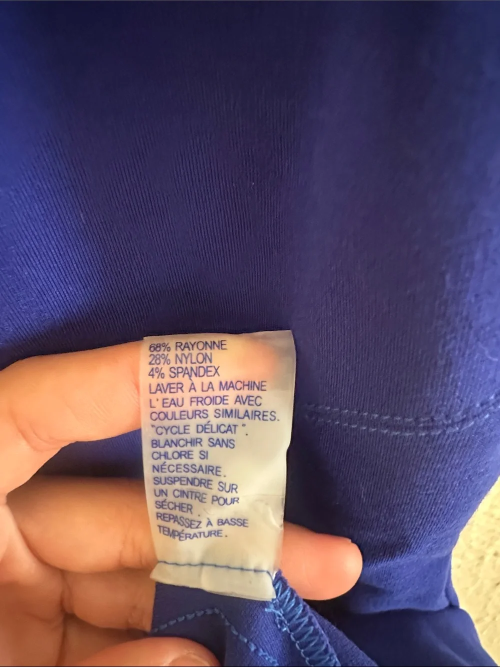 Sleek Royal Blue Sleeveless A-Line Dress EUC